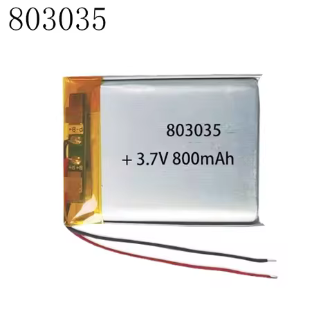 1PCS 803035 3.7V 800mAh polymer lithium battery For point reading pen, flash shoe, recorder, card, s