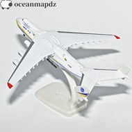 OCEANMAPDZ AN225 Model Plane, 1/400 Scale Replica Antonov an-225, Static Aircraft Metal Alloy Mriya 