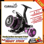 Caldari reel pancing Spinning reel fishing reel Gulungan Memancing Mesin Pancing Rod casting murah joran rell pancing