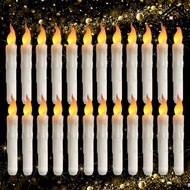 Flameless LED Candles Lights/Floating Taper Candlestick Tealight for Halloween Party Christmas Decoration