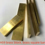 H59 Brass Bar Brass Square Bar Solid Copper Block Flat Copper Bar