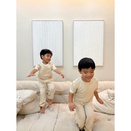 Pambahaymnl Kids Waffle Pjs Set (unisex)