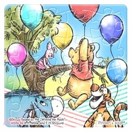 12.Winnie The Pooh小熊維尼(1)拼圖磁鐵16片-透明(方)