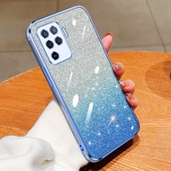 For OPPO Reno 5F Case Shockproof TPU Electroplated Glitter Phone Casing For OPPO Reno 5F Back Cover