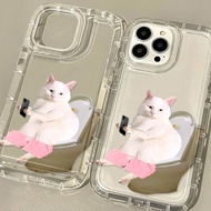 Shang-loo Cat Case for Clear Soft Case for Oppo A96 A17 A78 A17K A16 A57 A12 A54 A15 A55 A16K A77 A7