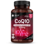 CoQ10 Supplement - Co Enzyme CQ10 High Strength 200mg Vegan Ubiquinone Coenzyme Q10 Capsules(packagi
