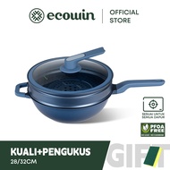 Ecowin Cookware Nonstick Wok Frying Pan Micro Pressure Cooker Pan Sekop Logam Boleh Digunakan