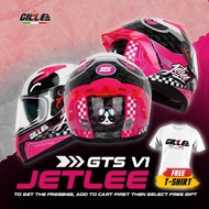 GILLE 135 GTS V1 JETLEE Limited Edition Full Face Dual Visor Motorcycle Helmet