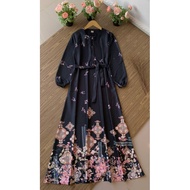 Azalea Motif Printing Dress