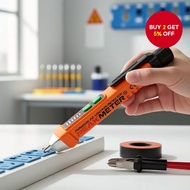 One Unit PEAKMETER PM8908C Professional Smart Non-Contact AC Voltage Detector, Test Pencil for Live/