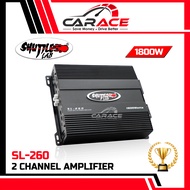 SHUTTLE LAB SL-260 | 2 Channel Power Amplifier MOSFET 2CH Amplifier 1800W 2CH Car Amplifier Car Spea
