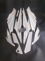 striping stiker sticker lis honda supra x 125 x125 biru 2006 original