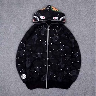 HOODIE ZIPPER BAPE CAMO FULL TAG LABEL