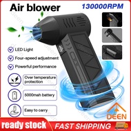 Mini Turbocharged Fan 130000 RPM Turboblower Motor Rechargeable Multifunctional Air Dust Collector