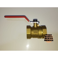1" Faucet Stop / 1 inch Brass Ball Valve / Brass Faucet Stop