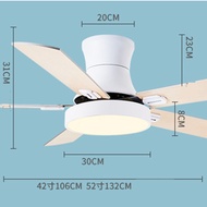 Modern Ceiling Fan Fans With Lights Remote Control Ventilator Lamp Bedroom Decor Air Cooling Reversible Five Blade 42 52 Inch mmkxkkjkskqoiewrr[pppppppppppppfan