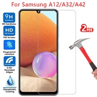 Tempered glass glass protective for Samsung a12 a32 a42 5g cover galaxy a 12 32 42 12a 32a protective phone case bag