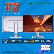 TITAN ARMY 32” MiniLED FAST IPS UHD 4K 160Hz 0.5ms 99%DCI-P3 HDR1000 HDMI2.1 Speaker Monitor (P32A6V