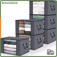 BEAUGREEN Foldable Storage Box, 35L/60L/90L Non-woven Fabric Clothes Storage Bins, Sundries Organize