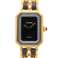 【二手】香奈兒 (Chanel) CHANEL 腕錶 Premiere M H0001 黑色鍍金 (GP) 皮革錶帶 Premiere M 女士二手 A
