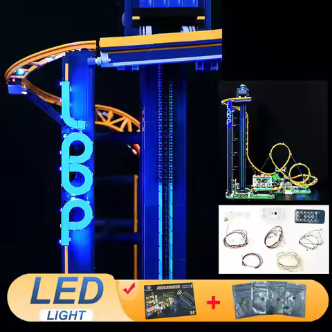LED Light Kit For LEGO Loop Coaster Compatible 10303 Lamp Idea DIY Gift (Not Include Building Blocks