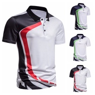 Men polo Men's polo Shirt t-Shirt Short-Sleeved Casual Sports polo Collar Handsome 5.11