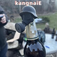 KANGNAI Beer Bottle Cap, Dustproof Funny German Gas  Helmet Bottle Cap,  Universal Beer Bottle Lid B