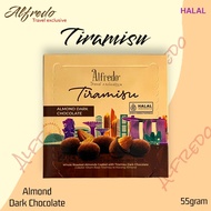 Alfredo Almond Chocolate box 55 grams HALAL contents -+ 10 pcs Alfredo Travel Exclusive/