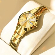 SENO Chennuo fashion temperament quartz small gold SENO辰诺时尚气质石英小金表双日历防水手表代 20251019QQ