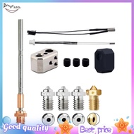 For Prusa I3 MK4 Extruder Hotend+E3DV6 Brass Nozzle 0.4mm+3x Bimetallic Nozzle 24V 40W Heating Rod K