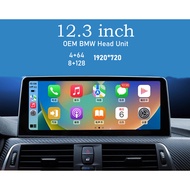 <Ready Stock>12.3 Inch Bmw E60 E70 E71 E83 E90 E92 F10 F18 F25 F30 F48 Android Player Ips 1080P