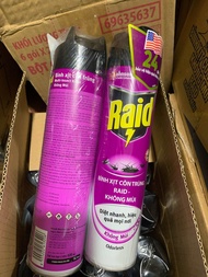 Combo 2 bình xịt côn trùng Raid không mùi chai 520ml