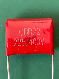 10 BUAH MILAR 225J 400V MILAR 225 400V KAPASITOR MYLAR 400 VOLT
