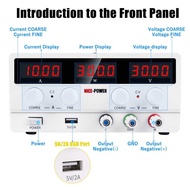 Power Supply Adjustable DC Stabilized Maintenance 30V 10A