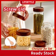 Balang Kuih Raya Balang kaca kuih raya balang kerepek Jar Airtight Spice Food Storage Container Spic