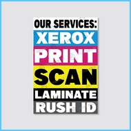 ☂ ♨ ❥ Print Scan Xerox Copy Tarpaulin Signage