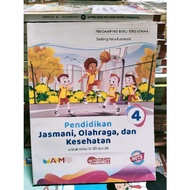 Pjok SD 4 KSP book (independent curriculum) TIGA SERANGKAI