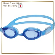 SWANS Japanese Made Swimming Goggles SJ-24 for Kids Ages 6-12 UV Protection with Name Plate Silicone