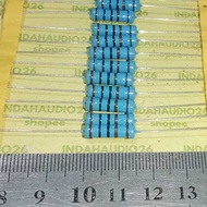 Metal film 1K 2W 1% resistor 1k 2 watt 1 kilo ohm 2 w 2watt 1 percent 1k 2w 1000 OHM biru