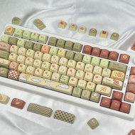 Bear Forest Keycaps MOA/Cherry Profile 120+ Keys PBT Dye Sublimation Aula F75 F99 RK100 Mechanical K