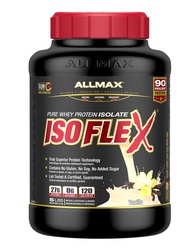 ALLMAX Isoflex Pure Whey Protein Isolate 5lbs - Vanilla