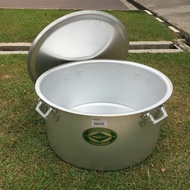 Periuk Kenduri Cap Buaya Hijau (Tebal) dengan 2 tangkai & 4 Tangkai / Degchi Pot ( 55cm - 85cm )