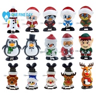 Christmas Wind Up Toys Xmas Series Jumping Toys Christmas Clockwork Supplies Toys Elk Snowman D4t4