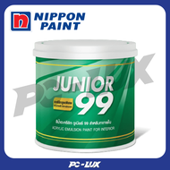 NIPPON PAINT สีน้ำภายใน ชนิดด้าน รุ่น JUNIOR 99 ขนาด 17.5 ลิตร