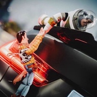 Original Hot Story Hot Sherif Woody Buzz Lightyear Car Dolls Plush Toy Outside Hang Toy Cute Auto Ac