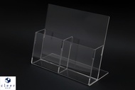 Acrylic 1/3 A4 Brochure Holder Stand 1 Layer