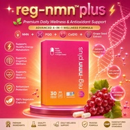 reg-nmn plus Health Supplement | NMN + PQQ + CoQ10 + Grape Seed Extract (30s)