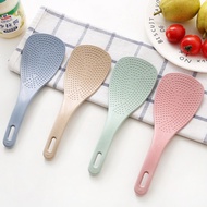 Wheat Straw Non-stick Rice Scoop/ Long Handle Table Rice Spoon  Spatula Cooking Scoop/ Kitchen Table