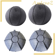 [Amleso2] Yoga Ball Cover, Exercise Ball Cover, Breathable Foldable Pilates Ball Cover, Seat Balls Cover for Fitness Ball, Home Gym
