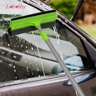 [Lohobby] Window Squeegee Double Sided with Long Handle 50cm to 81cm 2 in 1 Window Cleaner
